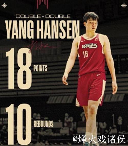 杨瀚两双冲顶热搜!对抗显著增强 球权掌控能力突出 拓媒追忆比帅 杨瀚两双冲顶热搜!对抗显著增强 球权掌控能力突出 拓媒追忆比帅